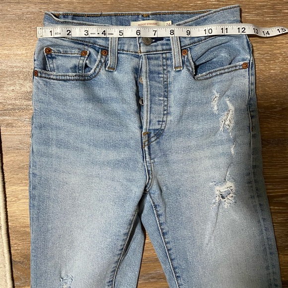 Levi Straight jeans size 24 - Picture 2 of 4